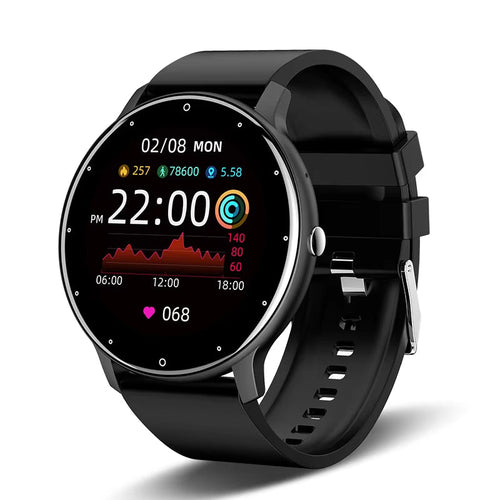 Smart Watch Women Men Full Touch Screen Bluetooth 5.2 Call Waterproof Watches Sports Fitness Tracker Factory IP67 ZL02 New